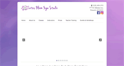 Desktop Screenshot of lotusbloomyoga.com